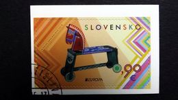 Slowakische Republik 764 Oo/ESST, EUROPA/CEPT 2015, Historisches Spielzeug - Used Stamps