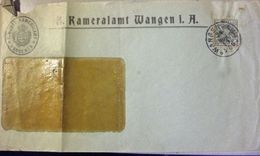 G019 Lettre De Wangen En 1914 - Brieven En Documenten
