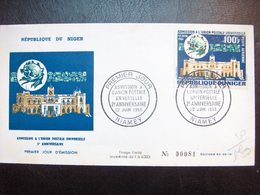 G042 Niger - Lettre FDC De Niamey En 1963 - UPU - Brieven En Documenten