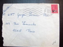 G047 - REUNION - Lettre De Ste Clothilde En 1973 - Cartas & Documentos