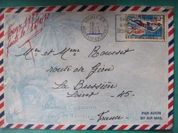 G171 - Nouvelle Calédonie - Lettre De Nouméa En 1973 - Basket Ball - Briefe U. Dokumente
