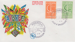 Enveloppe  FDC  1er  Jour     MONACO      EUROPA    1966 - 1966