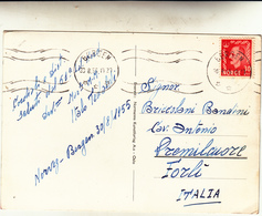 Bergen To Forli Su Post Card 1955 - Briefe U. Dokumente