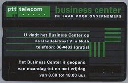 NL.- Telefoonkaart. PTT Telecom. 4 Eenheden. Business Center, Handelstraat 8, Nuth. 402F - Opérateurs Télécom