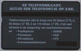 NL.- Telefoonkaart. PTT Telecom. 4 Eenheden. De Telefoonkaart. Altijd Een Telefoontje Op Zak. 442B - Opérateurs Télécom