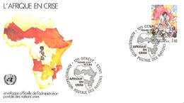 United Nations Geneva 1986 Africa In Need  Mi 137, FDC Cover - Briefe U. Dokumente