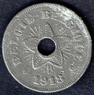 Belgique - Monnaie - Année 1918 - 50 Centimes (FR/NL)  - Albert I. (2). - 50 Cents