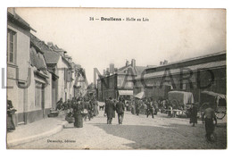 FRANCE - DOULLENS - Halle Au Lin. ( Ed. Decauchy, èditeur Nº 34)  Carte Postale - Markthallen