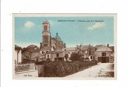 Cpa AIZENAY Vendée Faubourg Route De La Charpentrie église - Coll Roux - Aizenay