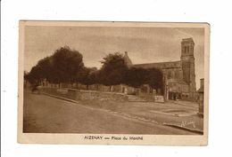 Cpa AIZENAY Vendée Place Du Marché - Alain - Aizenay