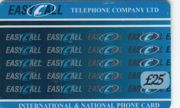 UK  Phonecard  Easy Call £25 Remote Memory - Fine Used - Emissioni Imprese