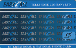 UK  Phonecard  Easy Call £5 Remote Memory - Fine Used - Emissions Entreprises