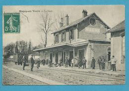 CPA Chemin De Fer Gare Fermée Depuis 1949 - MAGNY-EN-VEXIN 95 - Magny En Vexin