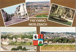 FREYMING   MERLEBACH ,,,,,  MULTIVUES ,,,,carte Ecrite - Freyming Merlebach