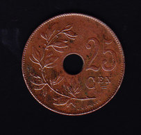 BELGIUM Cat Morin 327,  AU, (8P3) - 25 Centimes