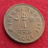 Nepal 5 Paisa 1964 Wºº - Nepal