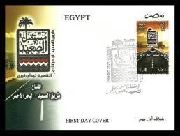 Egypt - 2010 - FDC ( Opening Of Red Sea Road ) - Brieven En Documenten