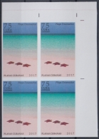 Delcampe - 2017.210 CUBA 2017 MNH 75c IMPERFORATE PROOF BLOCK4. BEACH PLAYAS DE ENSENACHOS. - Imperforates, Proofs & Errors