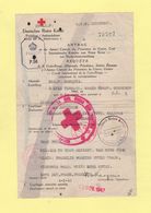 Message Croix Rouge En Provenance De Guernesey Sous Occupation Allemande - 1943 - Guerra Del 1939-45