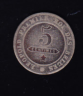 BELGIUM MORIN CAT N° 137, 1861 (8P11) - 5 Cent