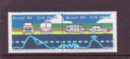 BRESIL 1990 UNION DES TRANSPORTS ROUTIERS  YVERT N°1961/62   NEUF MNH** - Sonstige (Land)