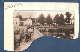 Voeren Fourons Mouland Moelingen Photo Foto 1914 1918 Pont Brug  Plunderende Duitsers - Les Allemands Piller 1914 - Voeren