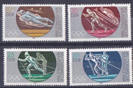 Allemagne DDR Jeux Olympique De Sarajevo 1984 Série De 4 Tp	Y&T N° 2478/81 MNH ** - Winter 1984: Sarajevo