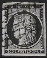 Cérès 20 C - N° 3 - Cote : 65 € - 1849-1850 Ceres