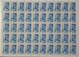 USSR Russia 1989 Sheet 30th Ann First Soviet Moon Flight Space Vostok Luna Satellite Astronomy Lunar Sciences Stamps MNH - Verzamelingen