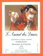 étiquette De Vin Mistelle Dardagny " L'amant Des Dames " Domaine De Chafalet Ramu à Genève - Illustrée Jerry Koch -50 Cl - Lots & Sammlungen