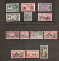 NEW ZEALAND 1940 SET SG 613/625 VERY LIGHTLY MOUNTED MINT Cat £70 - Nuevos