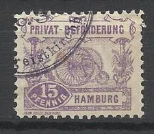 ALLEMAGNE , HAMBURG , COURIER , 15 Pfennig , PRIVAT BEFOERDERUNG. - Private & Local Mails