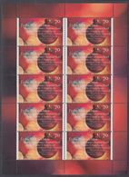 !a! GERMANY 2016 Mi. 3269 MNH SHEET(10) - Christmas Bowl - 2011-2020