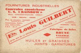 VP-GF.18-58 : BUVARD.  FOURNITURES INDUSTRIELLES  LOUIS GUILBERT TOURS. HUILE GRAISSE SCIE COURROIES POULIES - G