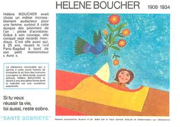 VP-GF.18-81 : BUVARD.  AVIATRICE HELENE BOUCHER - A