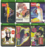 UK  Phonecard - Telecall Remote Memory - Coca Cola Posters Set 6 - Superb Mint Condition - [ 8] Companies Issues