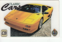 UK  Phonecard - Unitel Remote Memory - Classic Cars Lamborghini Superb Mint Condition - Emissioni Imprese