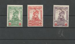 OCB 126 ==> 128 Postfris Met Scharnier - 1914-1915 Croix-Rouge