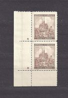 Bohemia & Moravia Böhmen Und Mähren 1940 MNH ** Mi 41 Sc 42 Städte II, Cities And Castles II. BRNO. Zweierstreifen - Ungebraucht