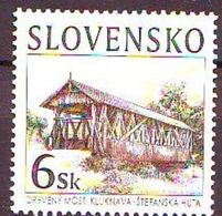 Slovakia 2000, Wooden Bridge 1v  ** Mi 378 - Nuevos