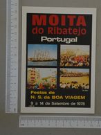 PORTUGAL    - CARTAZ DAS FESTAS Nª Sª BOA VIAGEM - MOITA 1978  2 SCANS  - (Nº20737) - Setúbal