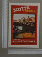 PORTUGAL    - CARTAZ DAS FESTAS Nª Sª BOA VIAGEM - MOITA 1980  2 SCANS  - (Nº20739) - Setúbal