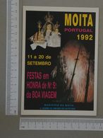 PORTUGAL    - CARTAZ DAS FESTAS Nª Sª BOA VIAGEM - MOITA 1992  2 SCANS  - (Nº20751) - Setúbal