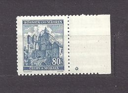 Bohemia & Moravia Böhmen Und Mähren 1940 MNH ** Mi 40 Sc 41 Städte II, Cities And Castles II. Bogenrand - Nuovi