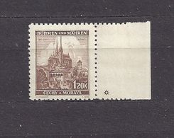 Bohemia & Moravia Böhmen Und Mähren 1940 MNH ** Mi 41 Sc 42 Städte II, Cities And Castles II. Bogenrand - Nuovi