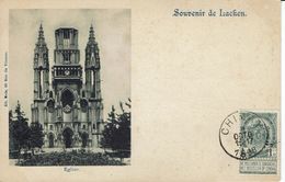 BRUXELLES-LAEKEN-EGLISE NOTRE DAME-1898-souvenir - Laeken