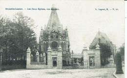 BRUXELLES-LAEKEN-LES DEUX EGLISES- VUE DERRIERE-boite Aux Lettres - Laeken