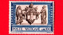 Nuovo - MNH - VATICANO - 1960 - Opere Di Misericordia - ESPRESSO - Stemma Di Giovanni XXIII E Figure - 100 - Urgente