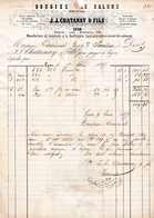 1857 - LYON - BOUGIES Des SALONS - Savon National - J.J. CHATANAY & Fils - Documenti Storici