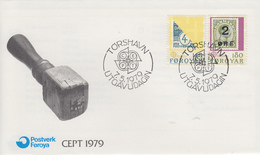 Enveloppe  FDC  1er   Jour   ILES  FEROE     EUROPA    1979 - 1979